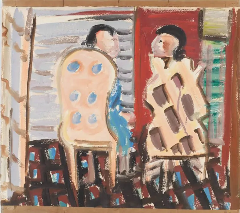 Conversation Piece by Morris Louis