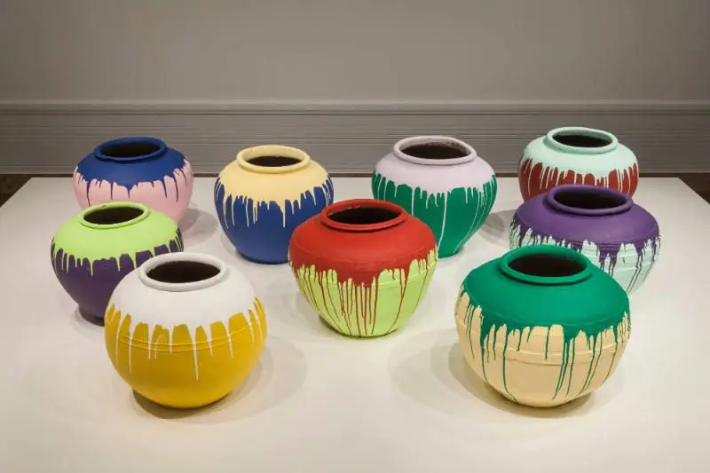 Colored Vases by Ai Weiwei