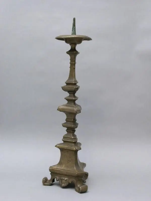 Dinanderie Candlestick by Flemish