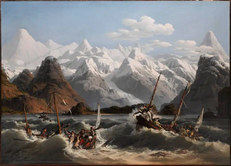 Shipwreck Off the Coast of Alaska by Louis-Philippe Crépin
