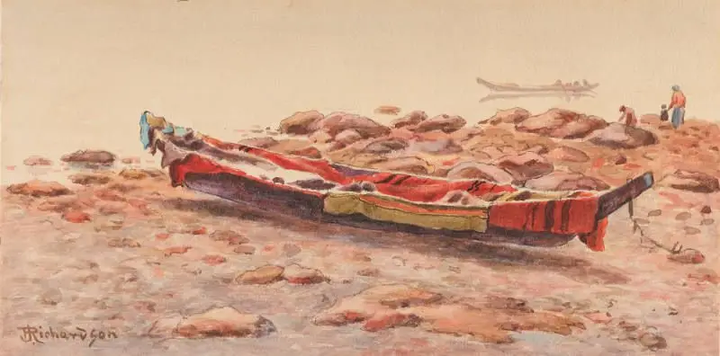 [Northwest Canoe] by Theodore J. Richardson
