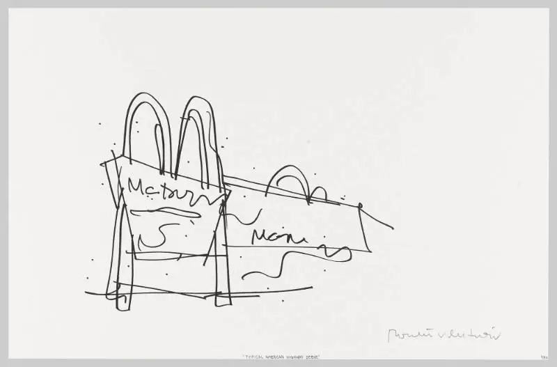 Typical American Highway Scene, 2007 by Robert Venturi