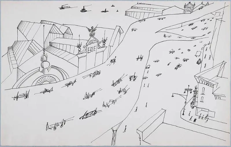 Untitled by Saul Steinberg by Saul Steinberg