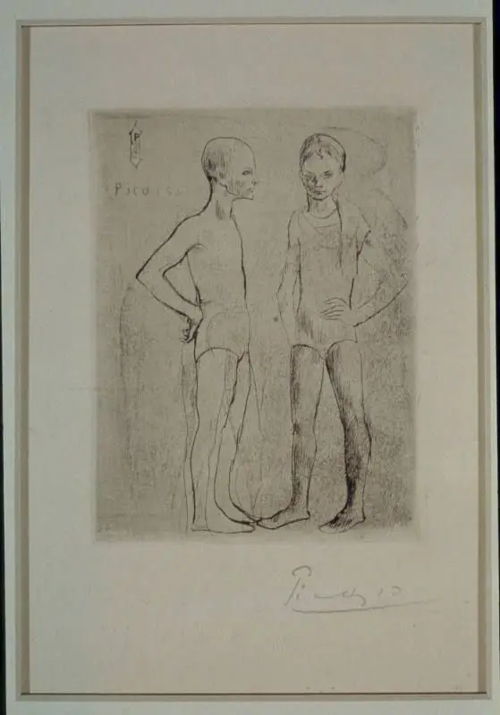 Les Deux Saltimbanques (The Two Circus People) by Pablo Picasso