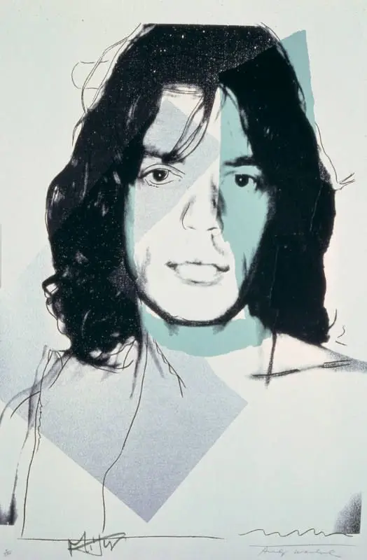 Mick Jagger (#1), from the Mick Jagger portfolio by Andy Warhol