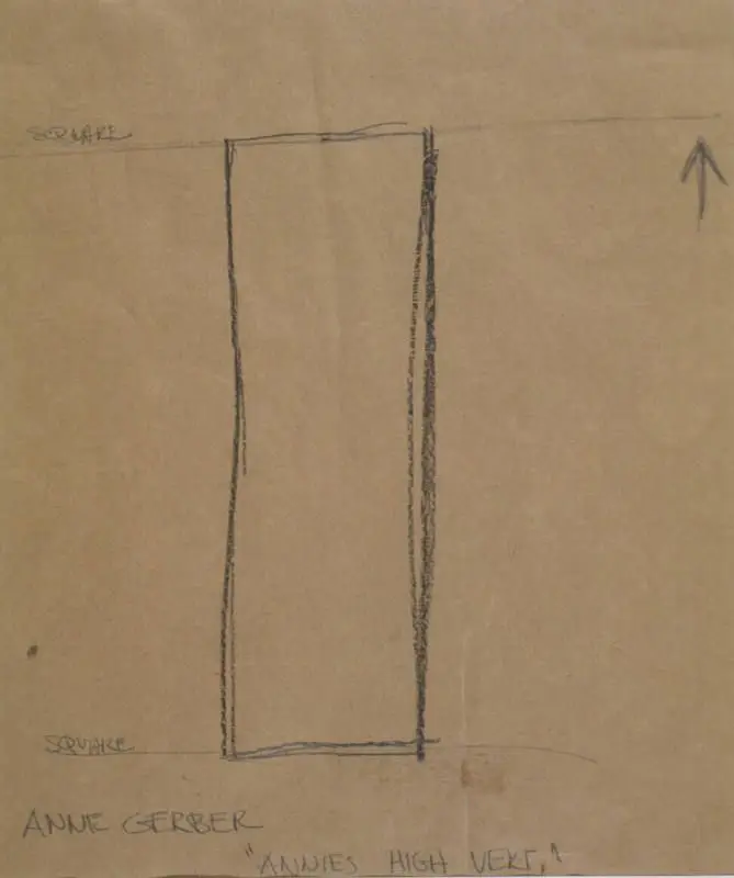 Study for Annie's High Vert. by Richard Serra