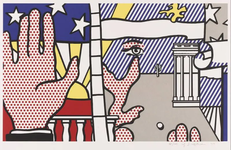 Untitled (From the Inaugural Series in Honor of President Jimmy Carter) by Roy Lichtenstein