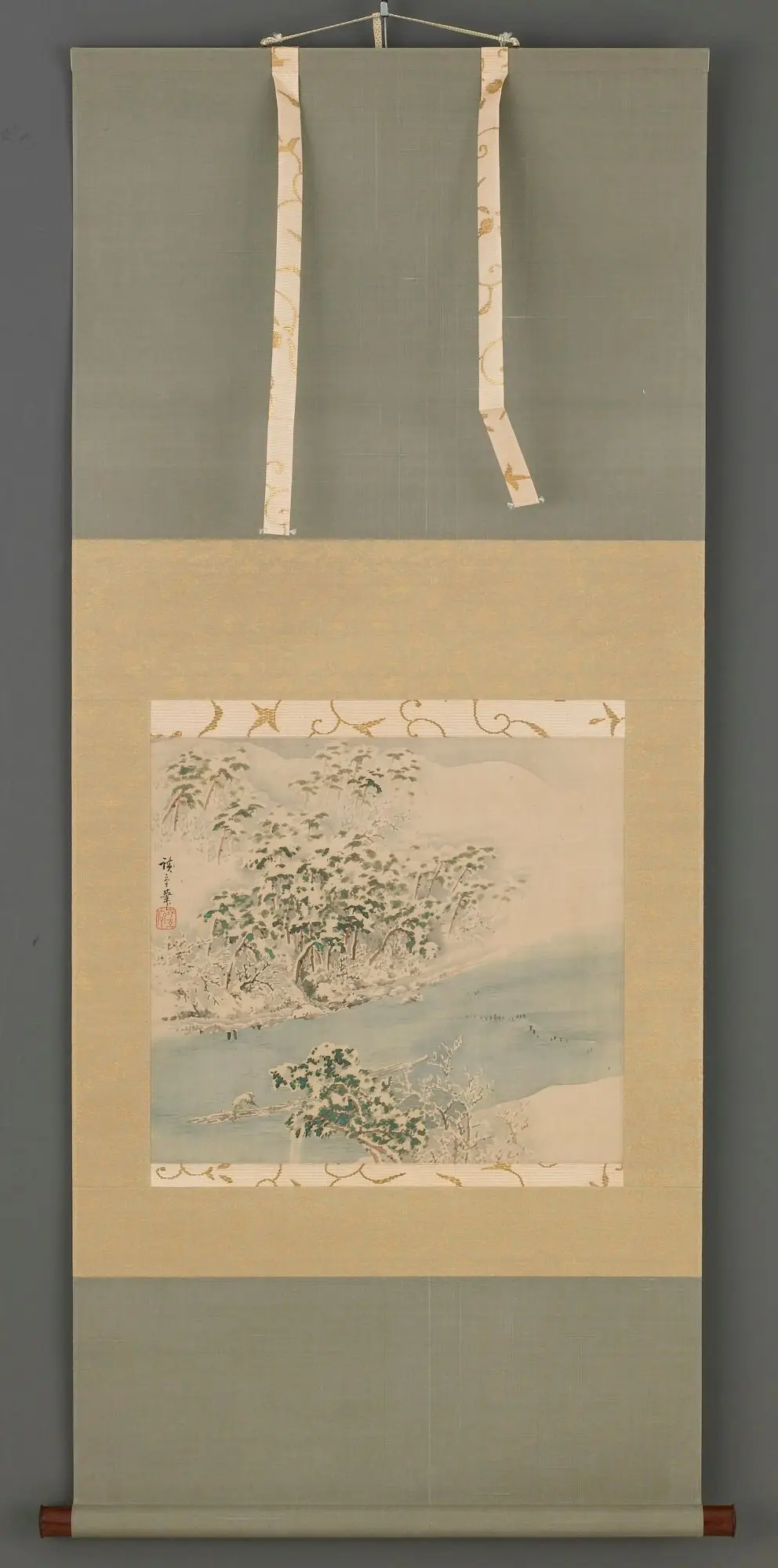 Arashiyama in Snow by Utagawa Hiroshige 歌川広重