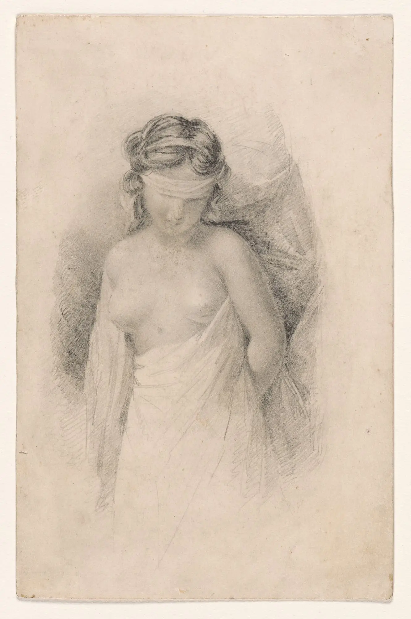 Allegorical sketch by George Linen, 29 Apr 1802 - 27 Sep 1888