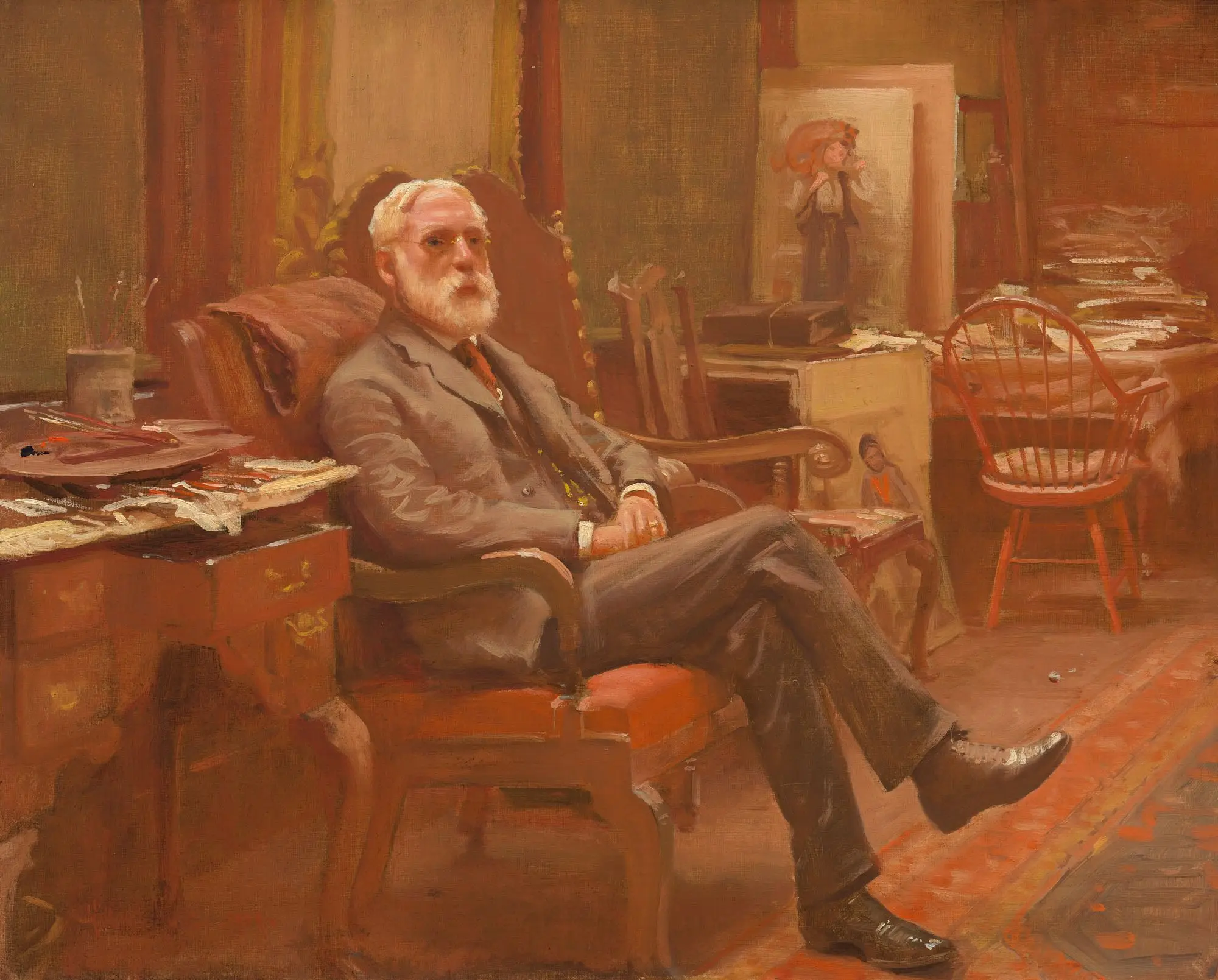 John George Brown by Gilbert Gaul, 1855 - 1919