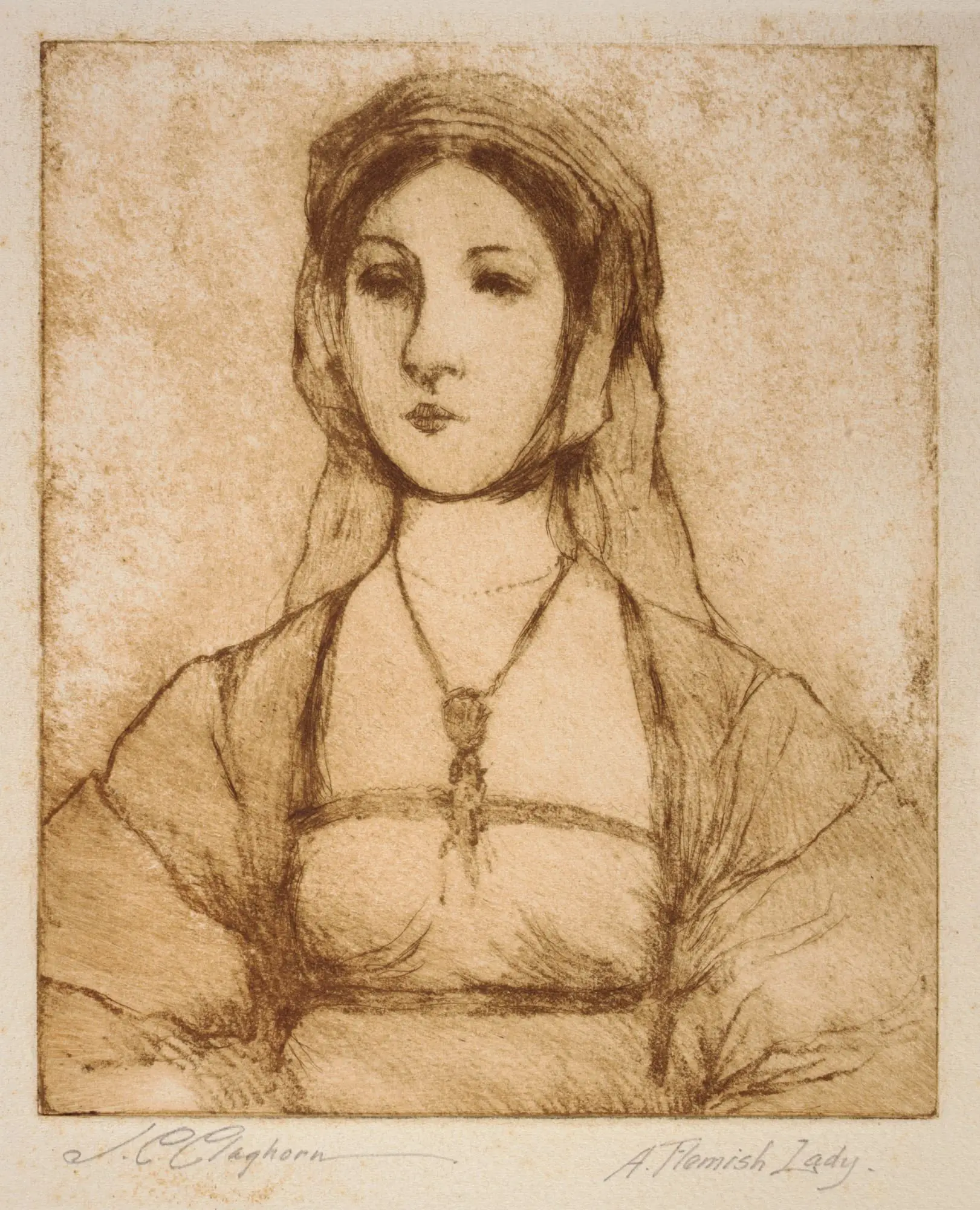 A Flemish Lady by Joseph C. Claghorn,