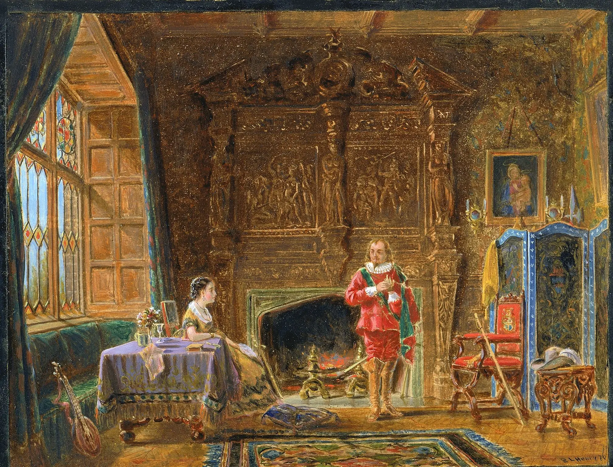 Interior by Edward Lamson Henry,