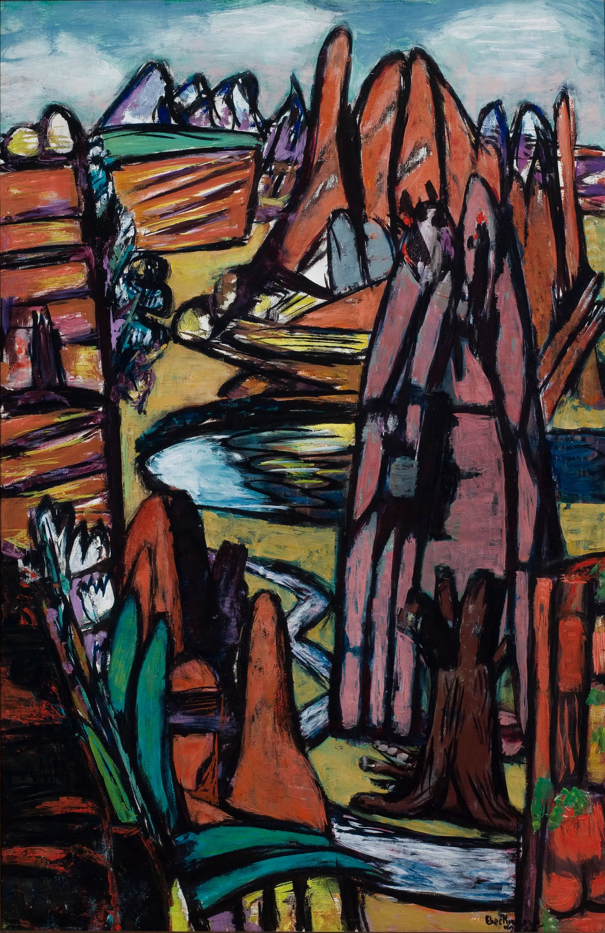 Boulder – Rocky Landscape by Max Beckmann, German