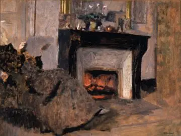 The Fireplace by Édouard Vuillard, French