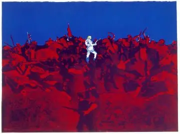 American Landscape (First State) by Fritz Scholder, Payómkawichum and American