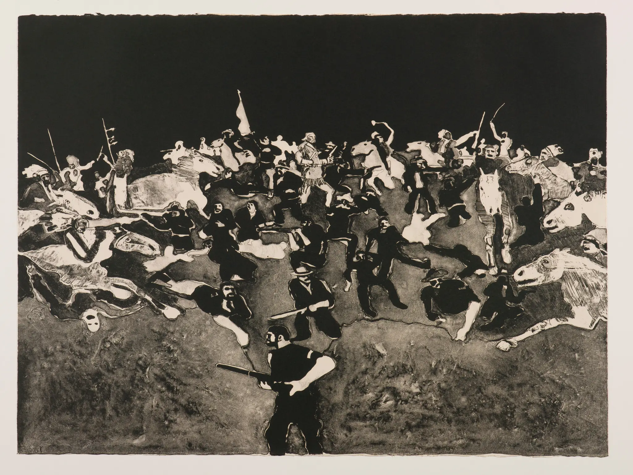 American Landscape (Second State) by Fritz Scholder, Payómkawichum and American