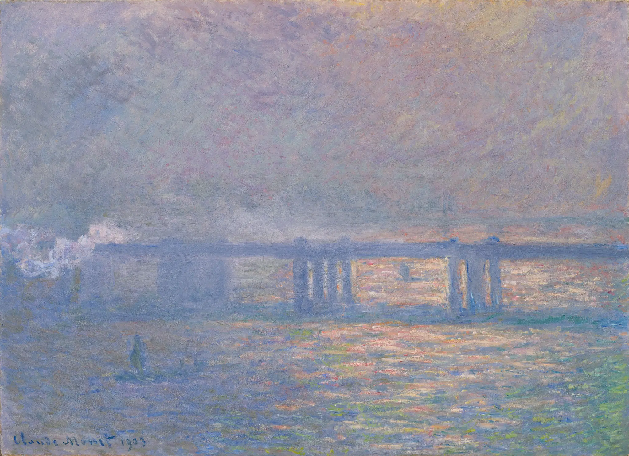 Charing Cross Bridge by Claude Monet, French