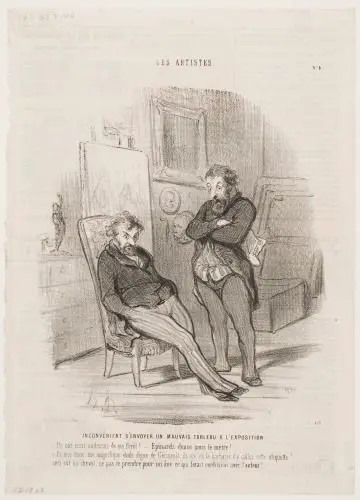 Disadvantage of Sending a bad Painting to the... by Honoré Daumier, French