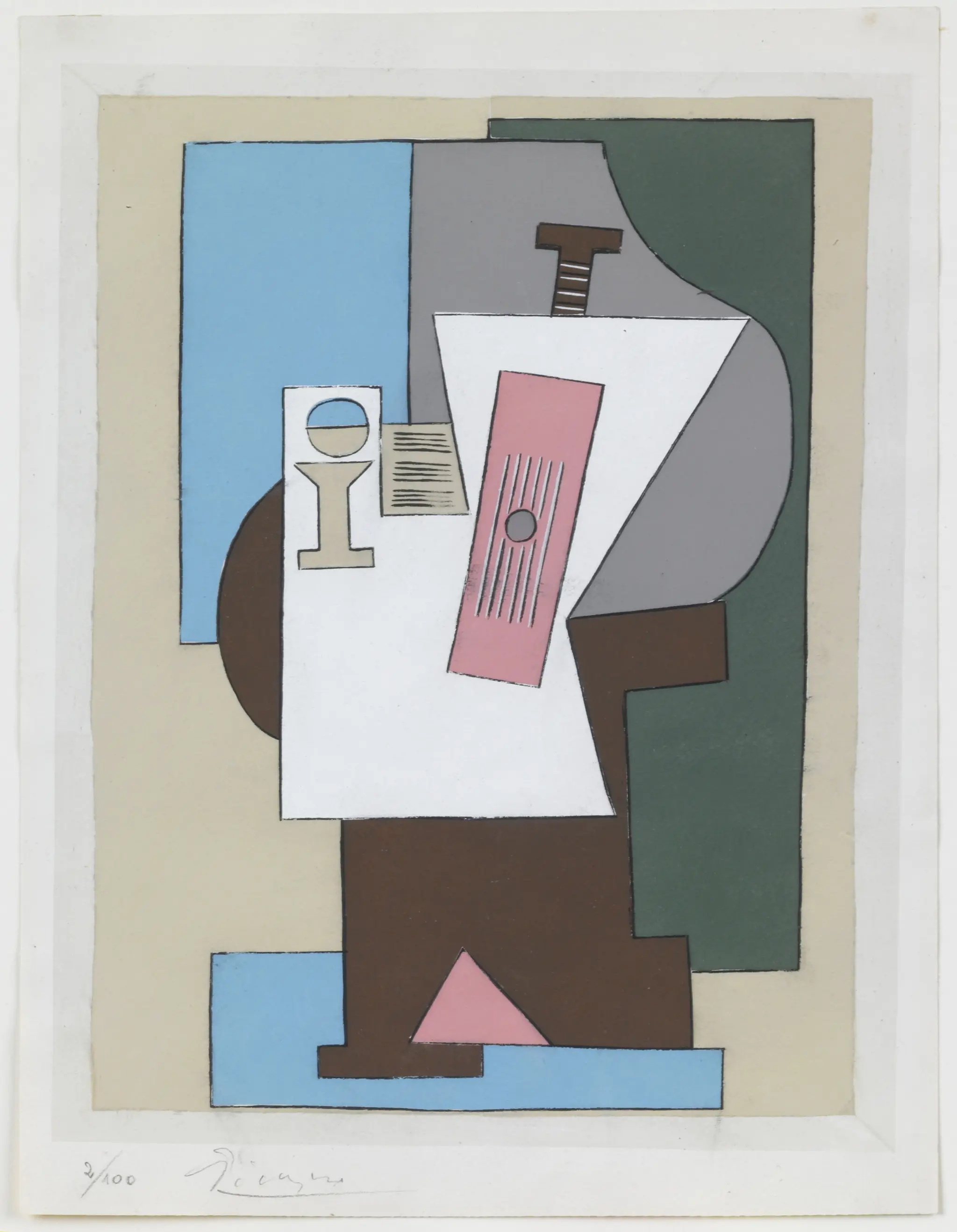 Abstraction – Still Life by Pablo Picasso, Spanish