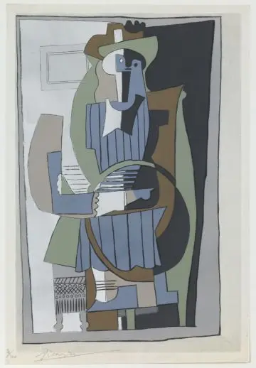 Abstraction – Seated Figure by Pablo Picasso, Spanish