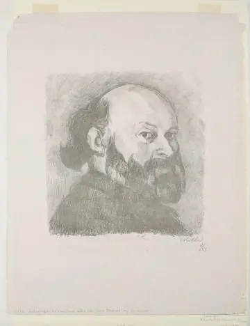 Portrait of Cézanne by Édouard Vuillard, French