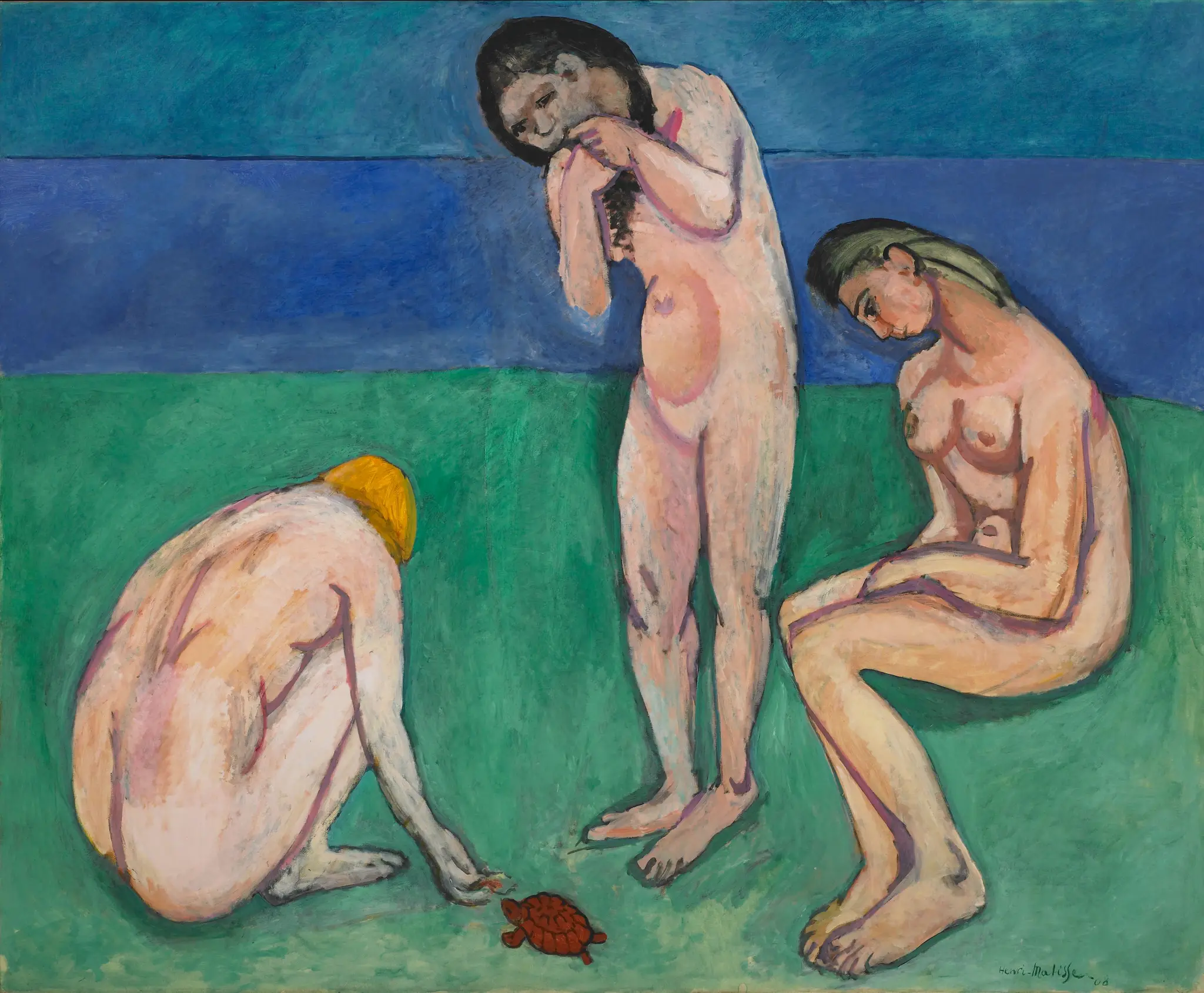 Bathers with a Turtle by Henri Matisse, French