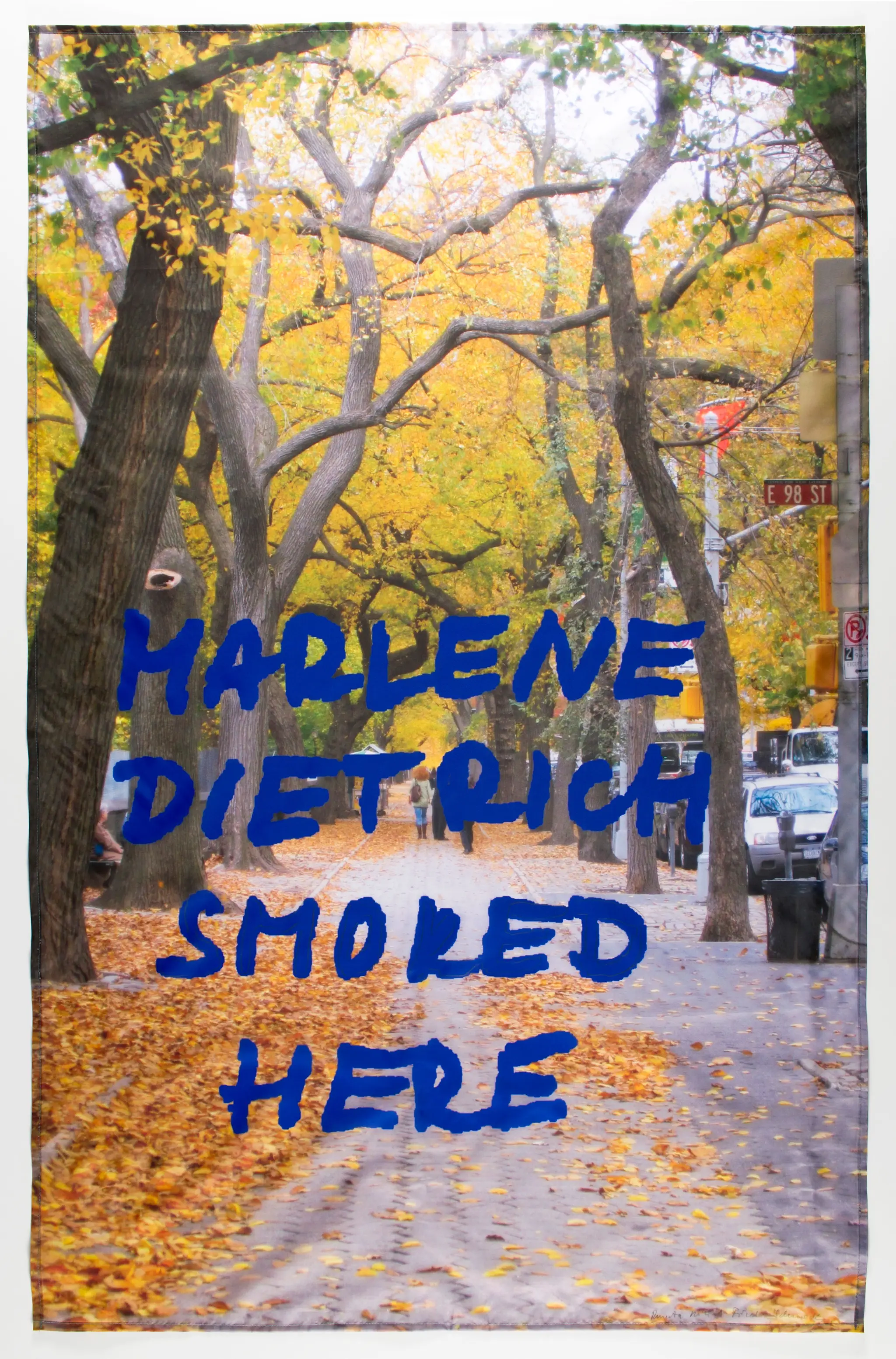 “Marlene Dietrich Smoked Here” from Smoking Emigrants by Renata Stih, German