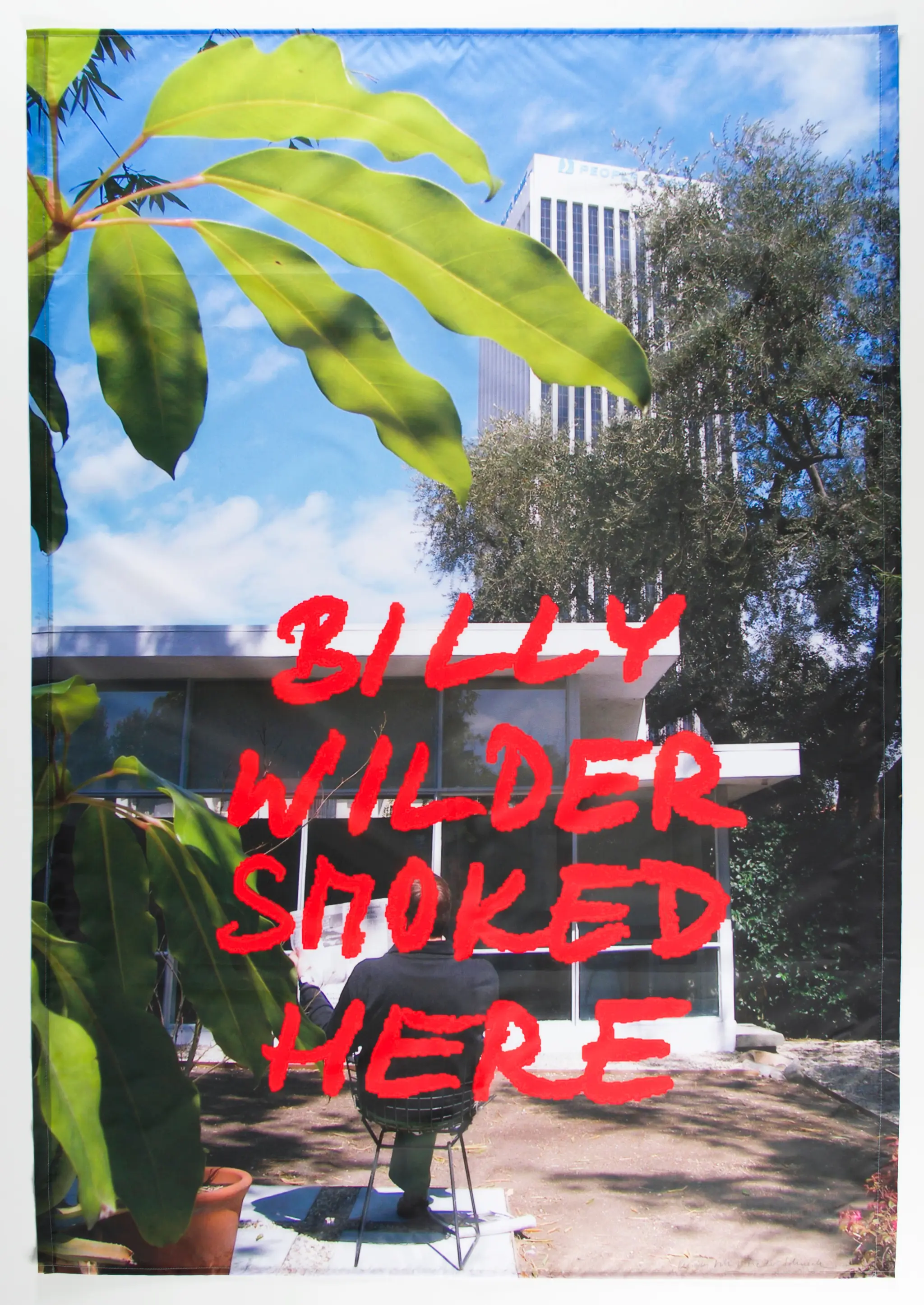 “Billy Wilder Smoked Here” from Smoking Emigrants by Renata Stih, German