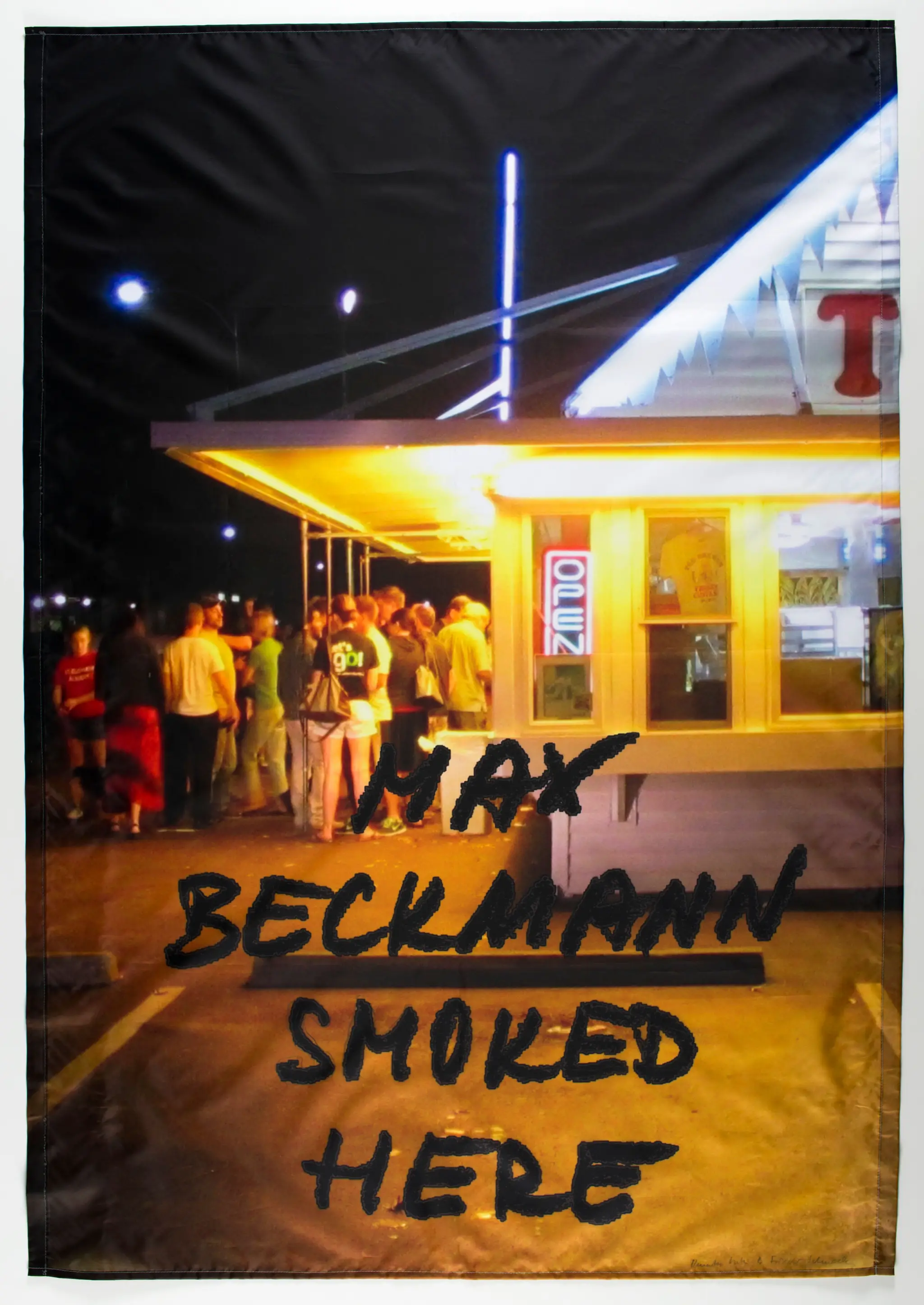 “Max Beckmann Smoked Here” from Smoking Emigrants by Renata Stih, German