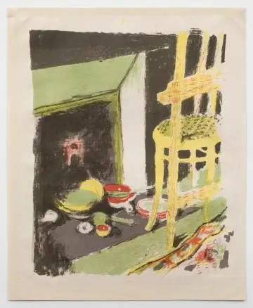 The Hearth, from the series “Landscapes and Interiors” by Édouard Vuillard, French