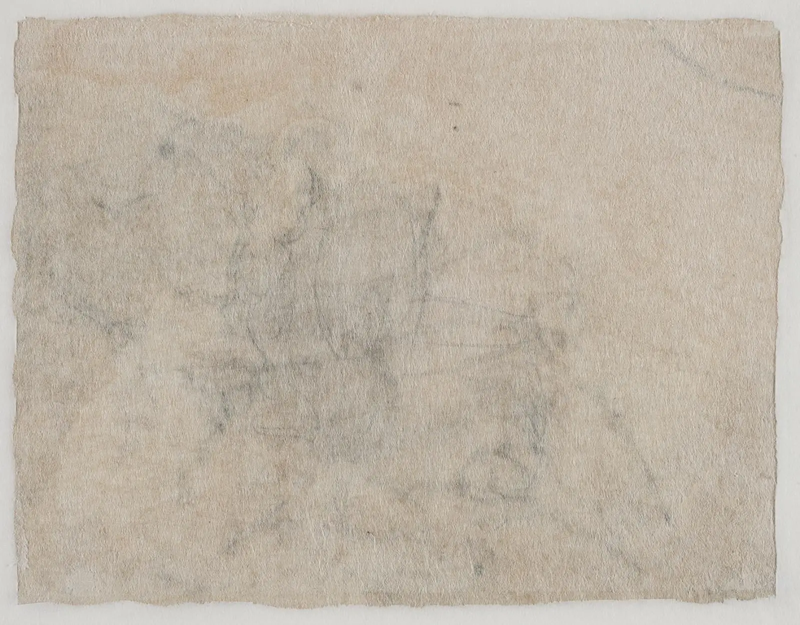 Let skitse af kropsfragment by Auguste Rodin