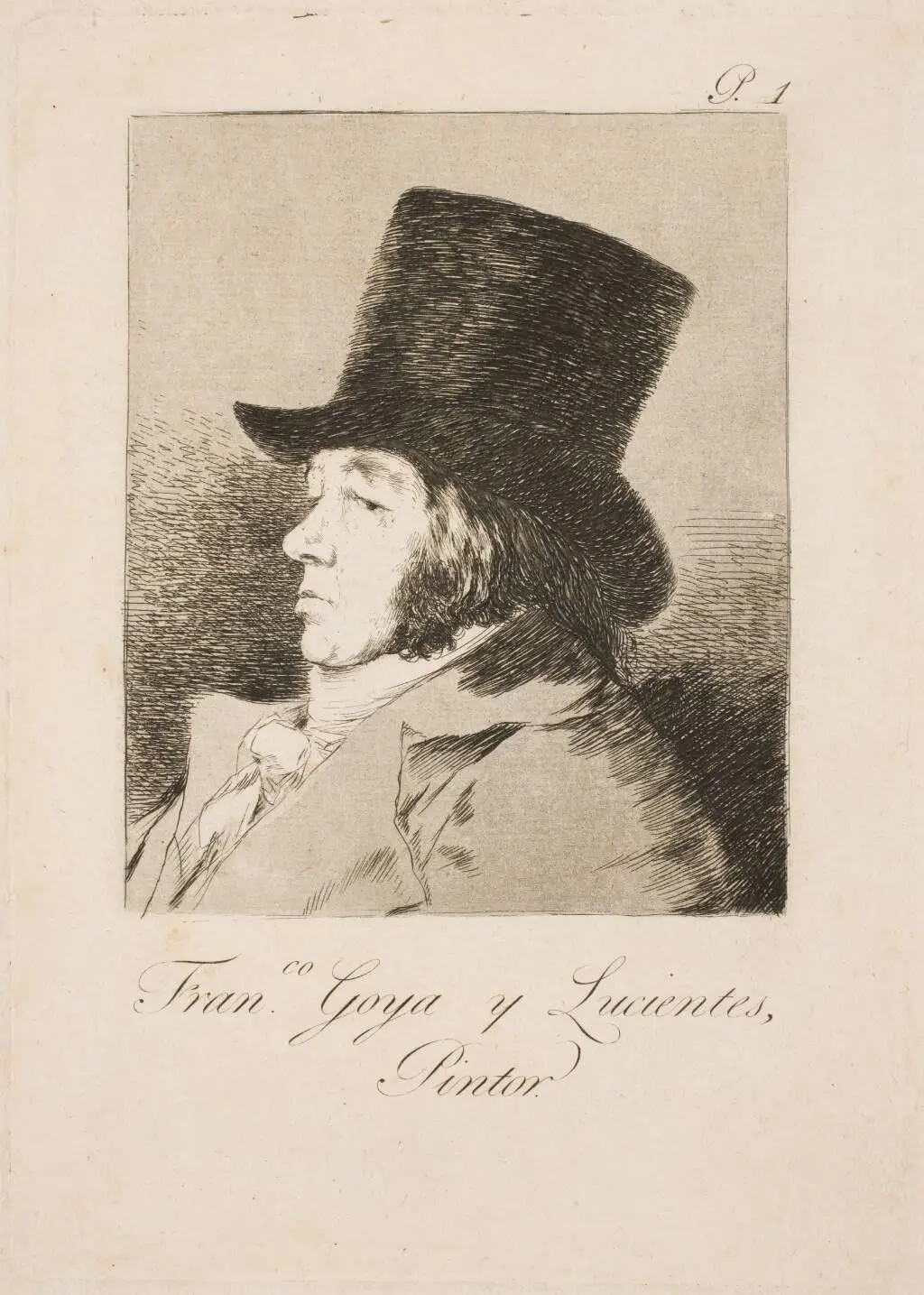 Selvportræt by Francisco de Goya