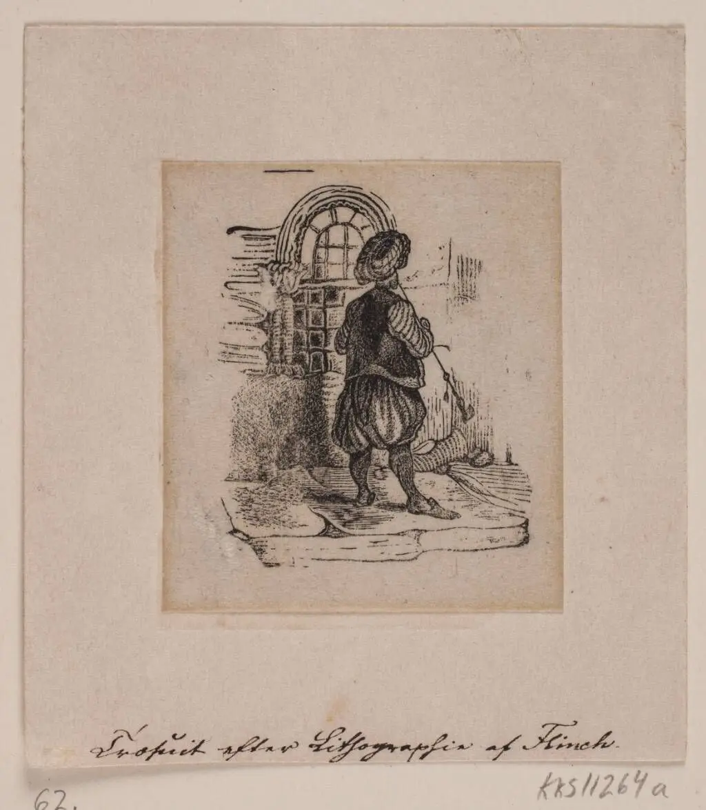 En græker (efter litografi) by Andreas Flinch