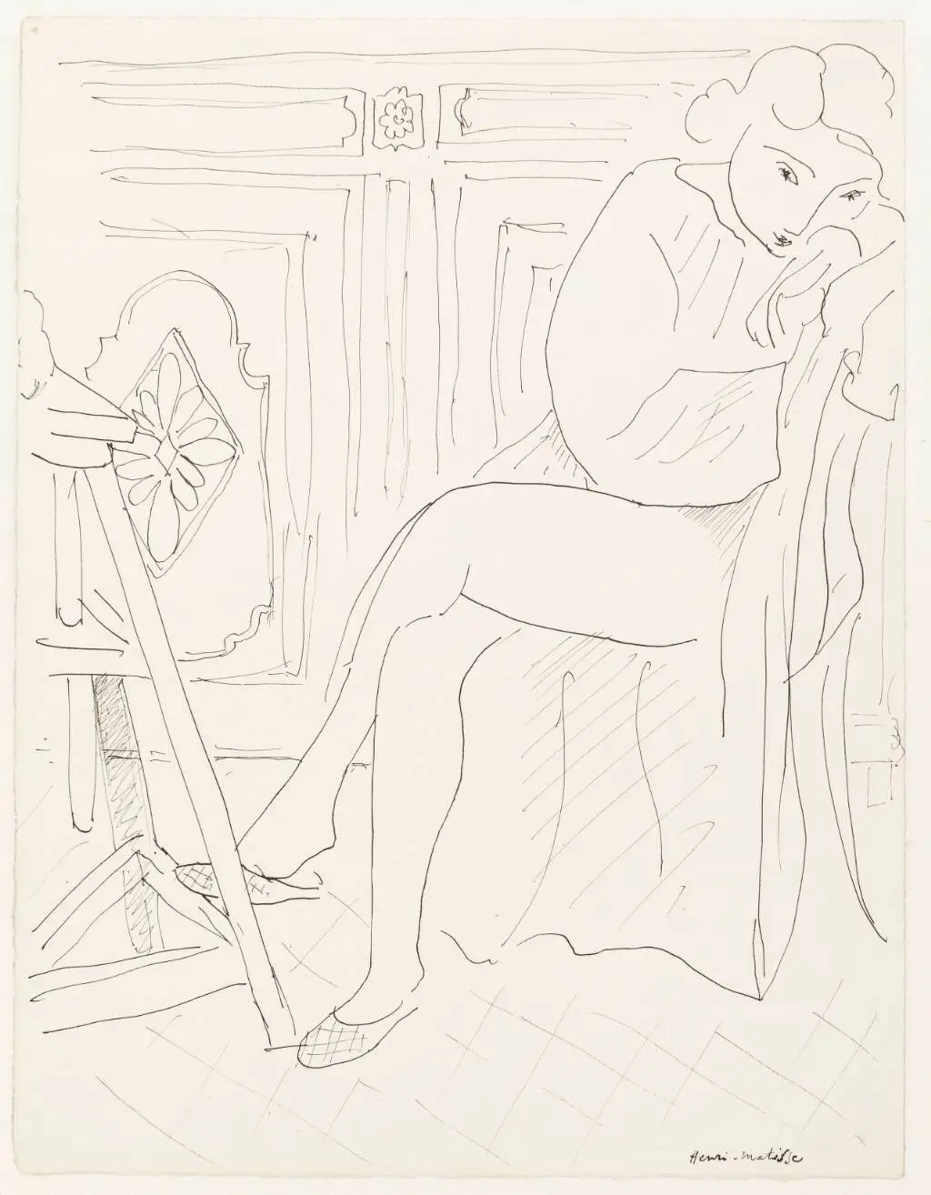 "Poésies de Stéphane Mallarmé. Eaux-fortes originales de Henri-Matisse", Lausanne 1932 by Henri Matisse