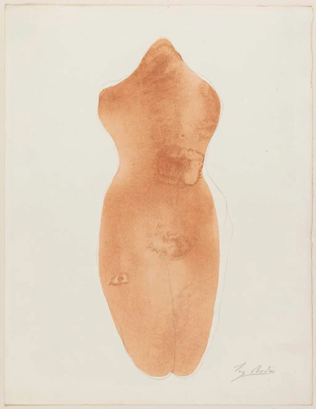 Frontispice til Octave Mirbeau, "Jardin des Supplices", Paris 1902 by Auguste Rodin