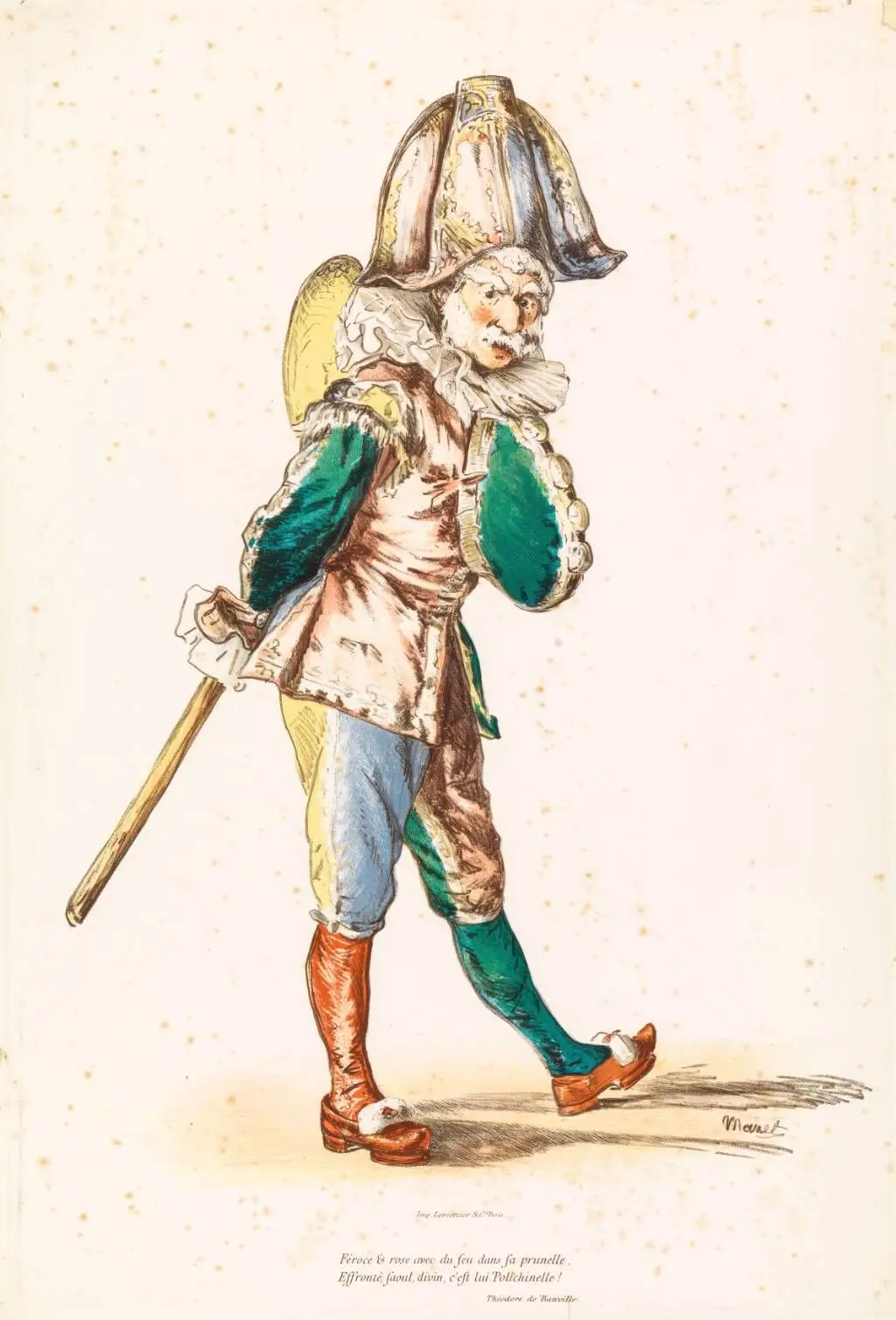 Pulcinella by Édouard Manet