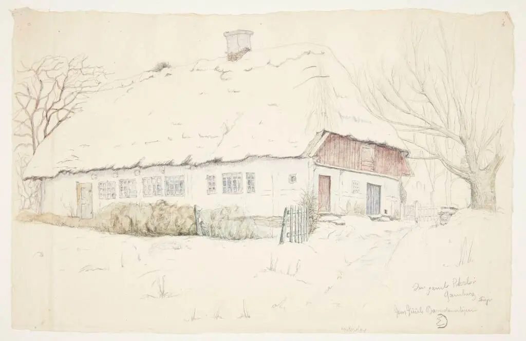 Jens Juels barndomshjem by Emilie Demant Hatt