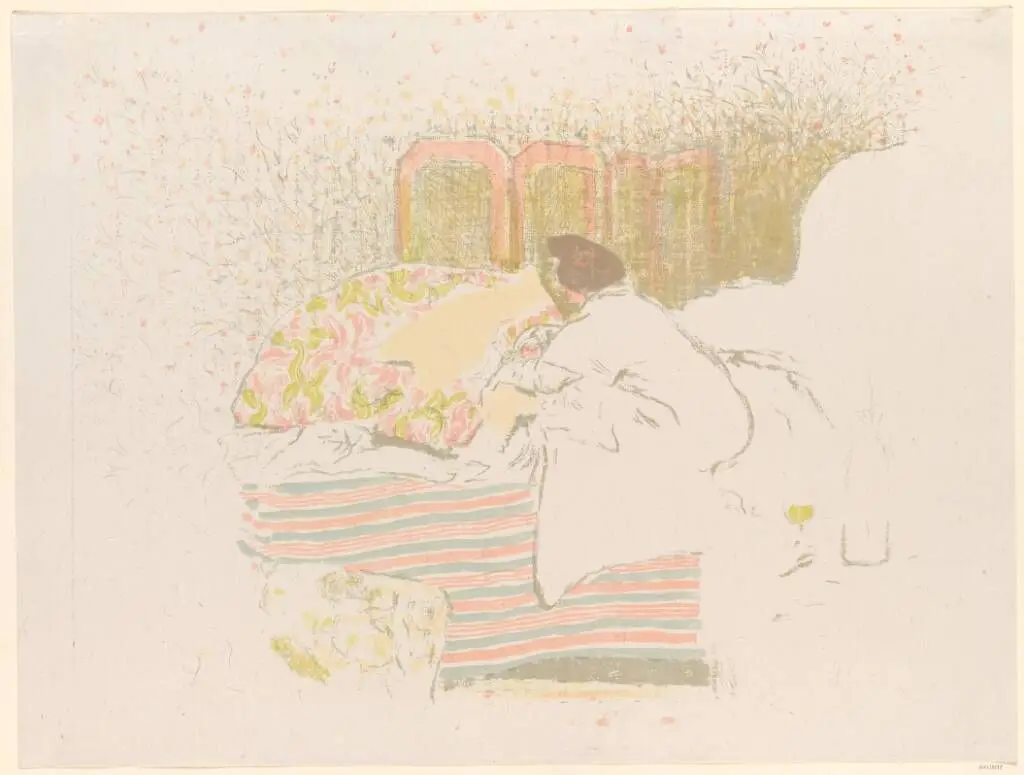 La naissance d'Annette by Edouard Vuillard