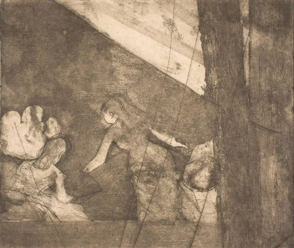 Aux Ambassadeurs by Edgar Degas