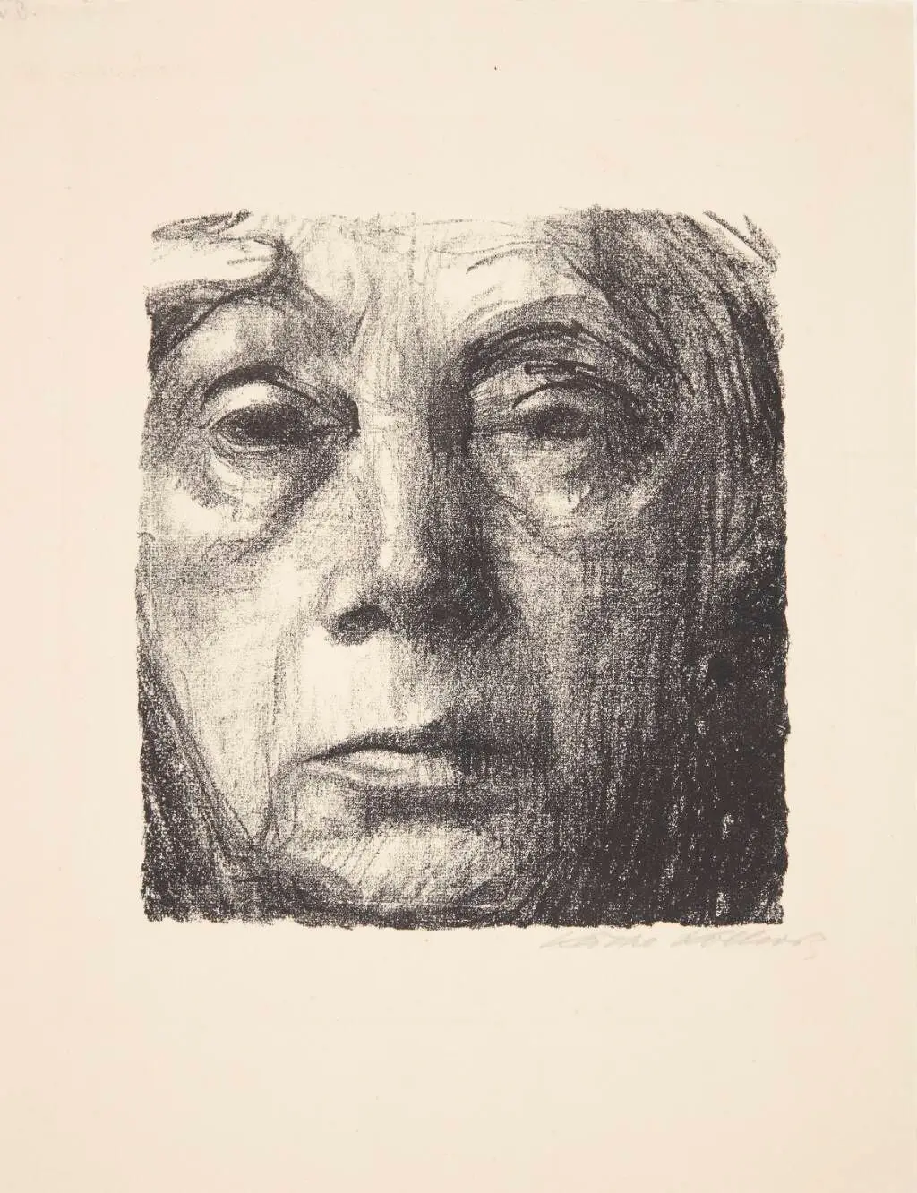 Selvportræt by Käthe Kollwitz