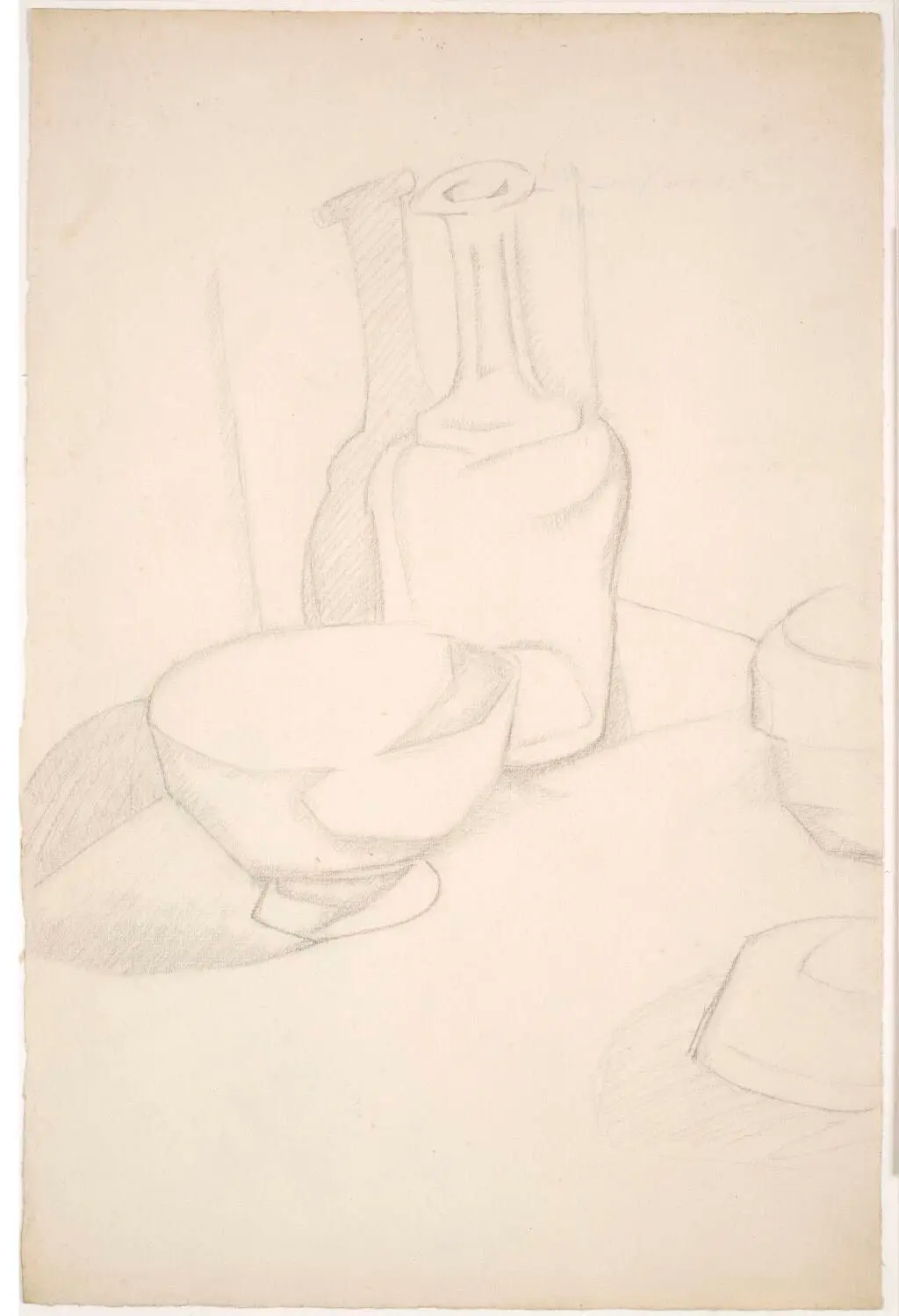 Skål og karaffel by Juan Gris