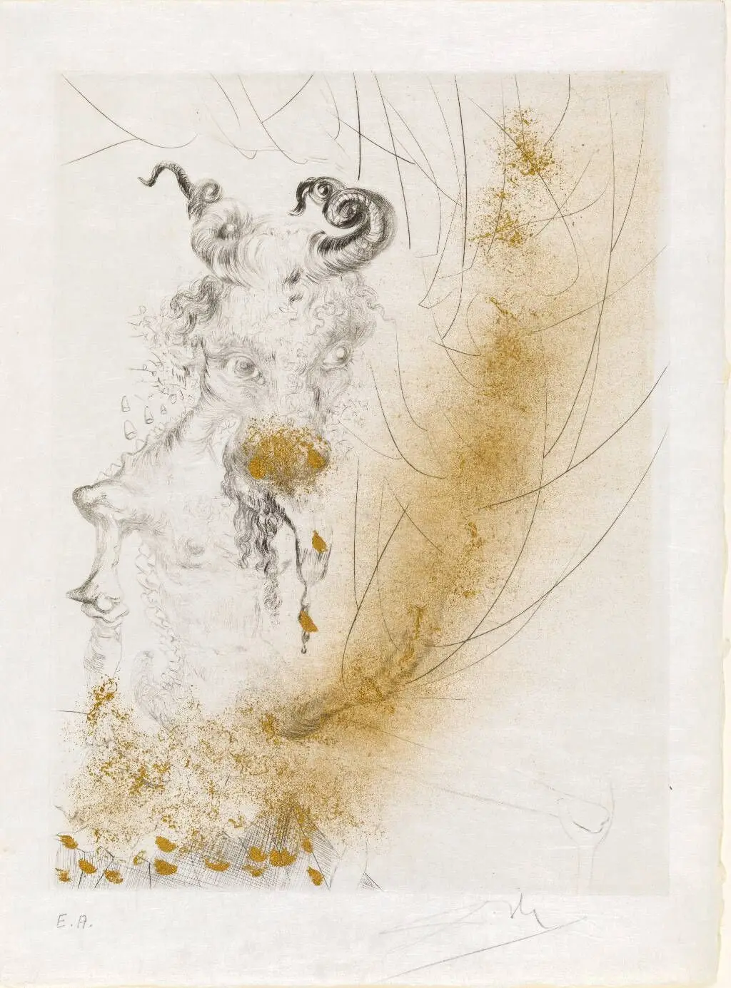 "Le taureau d'or" by Salvador Dali