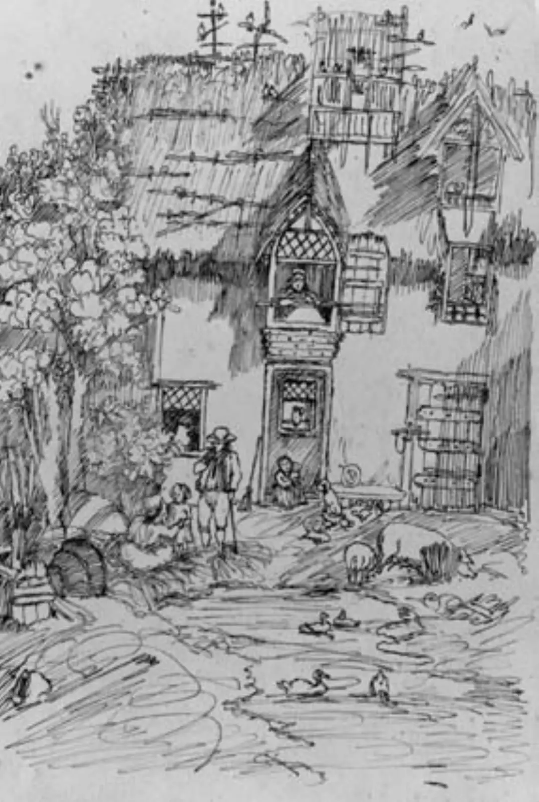 Bondens familie by Rodolphe Bresdin
