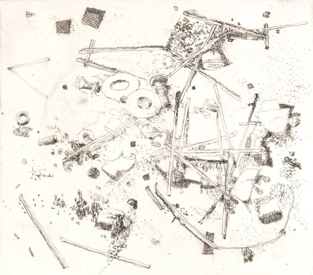 Radering by Hanne Sejrbo Nielsen