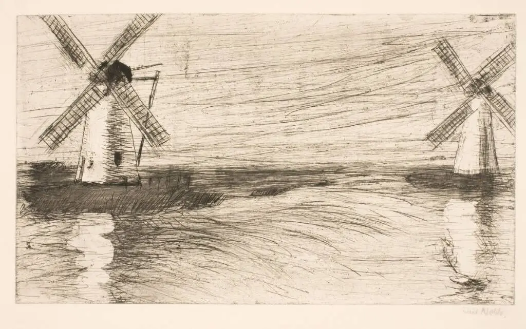 Mühlen by Emil Nolde