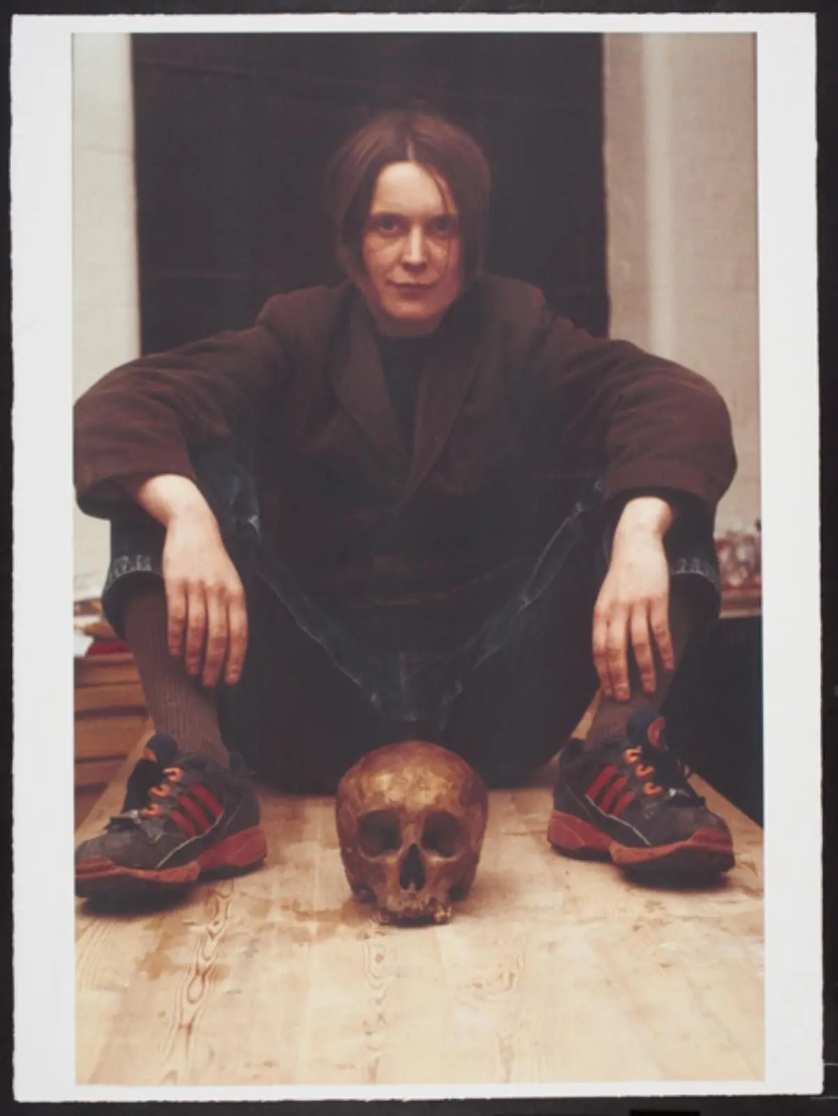 Self Portrait with Scull by Sarah Lucas