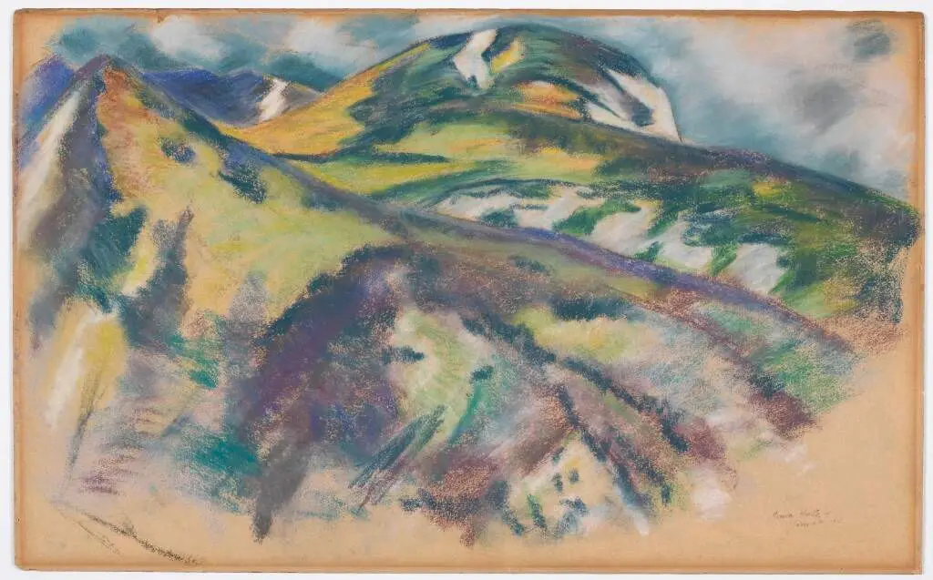 Valdez Hills by Marsden Hartley