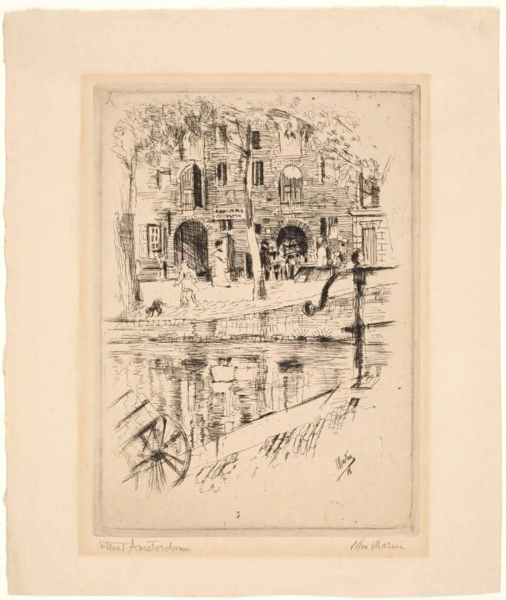 Canal, Amsterdam by John Marin