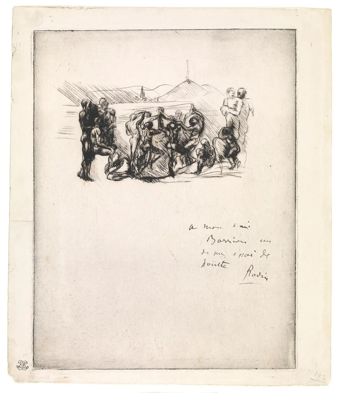 Runddansen by Auguste Rodin