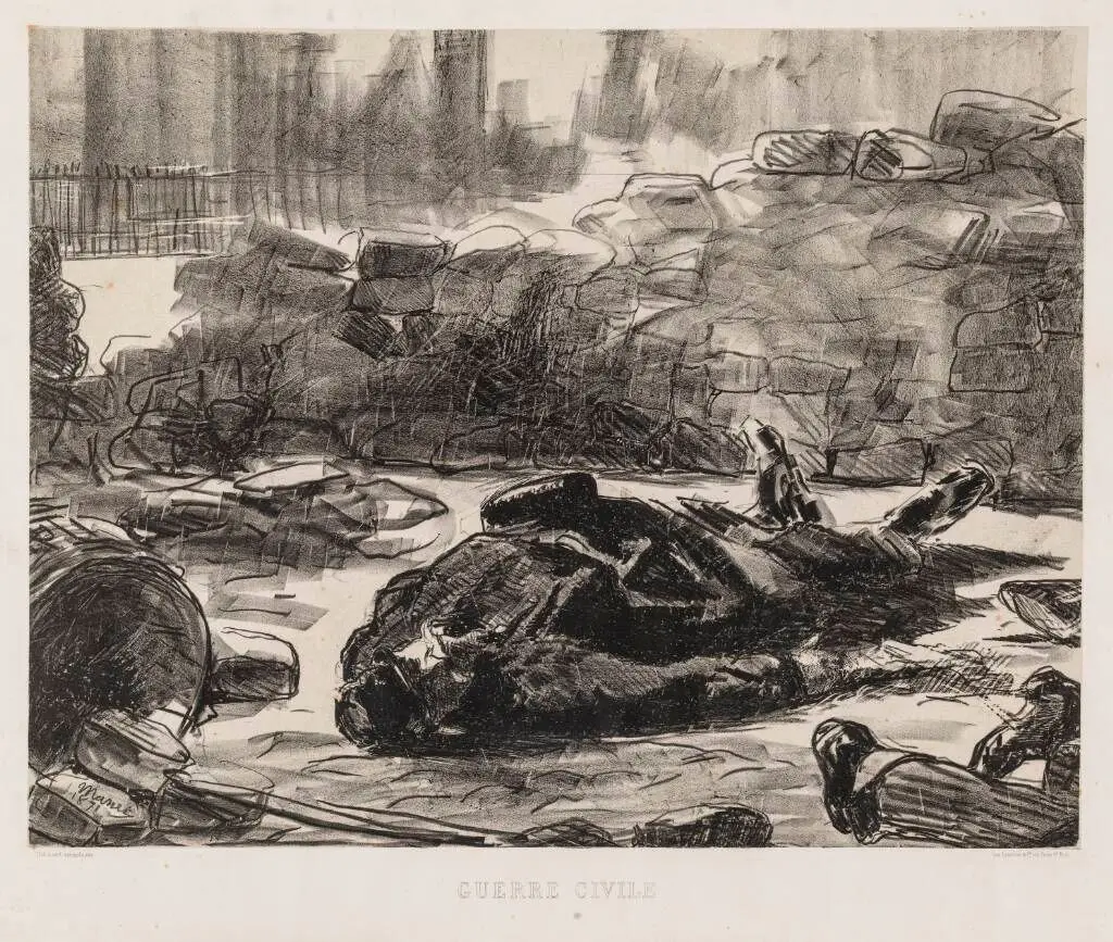 Borgerkrig by Édouard Manet